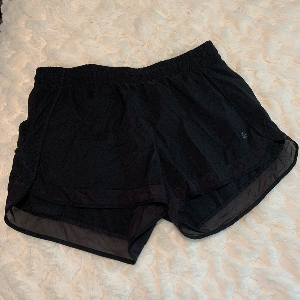 Black Athleta workout shorts